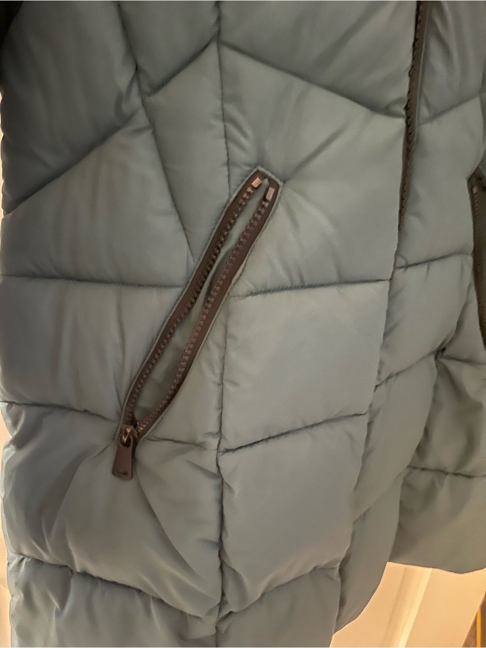 Bernardo Teal Hooded Puffer Winter Jacket Coat - Picture 6 of 7